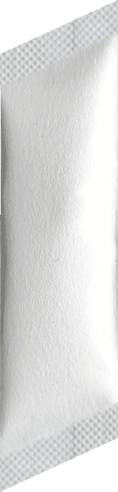 Der innovative EccoClean Stick aus wasserlöslichem Papier, mit den charakteristischen schrägen Kanten