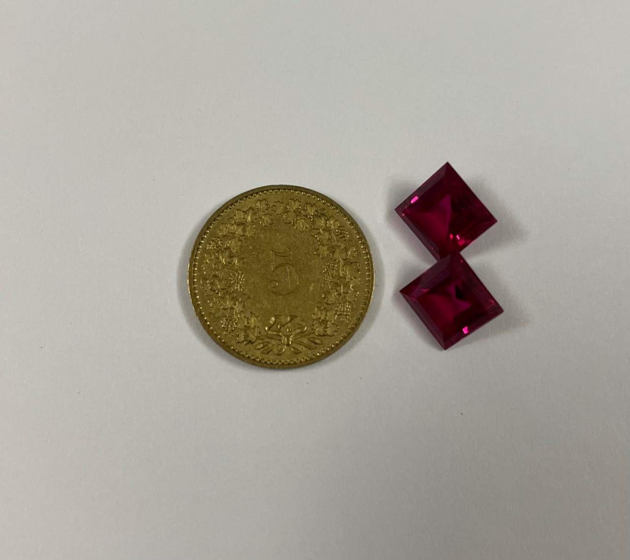 Synthetic Rubies 4.1 ct.