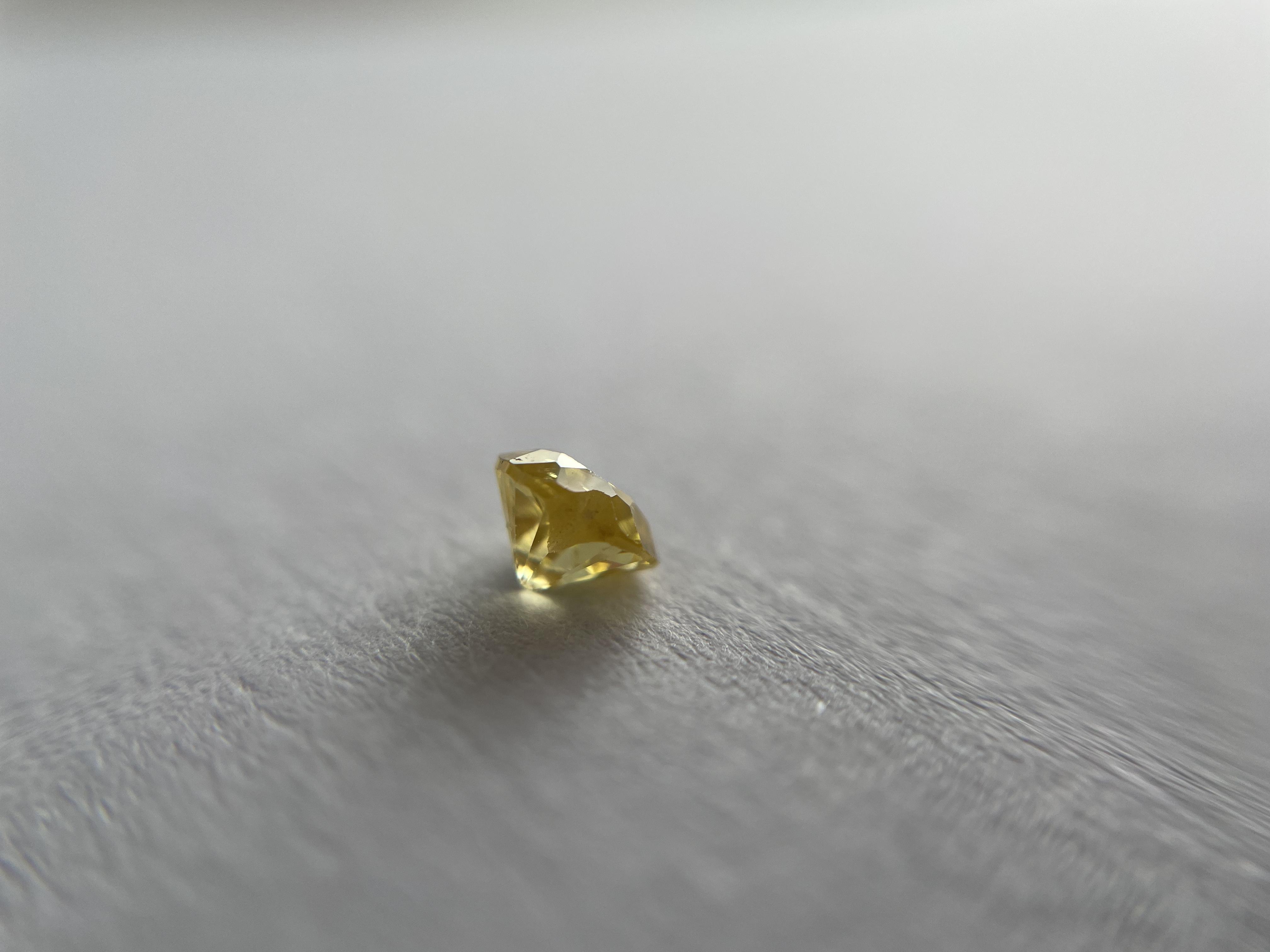 Synthetic Yellow Sapphire 0.49 ct.