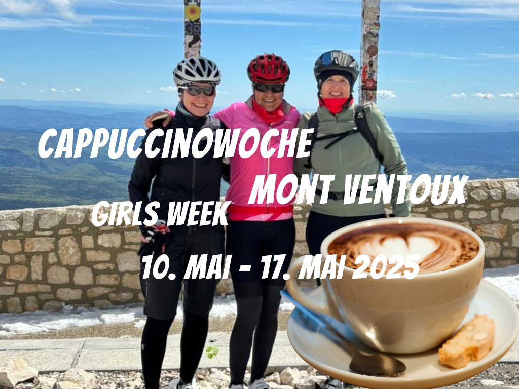 Girls Week Mont Ventoux Cappuccino 10.-17. Mai 2025 - Einzelzimmer