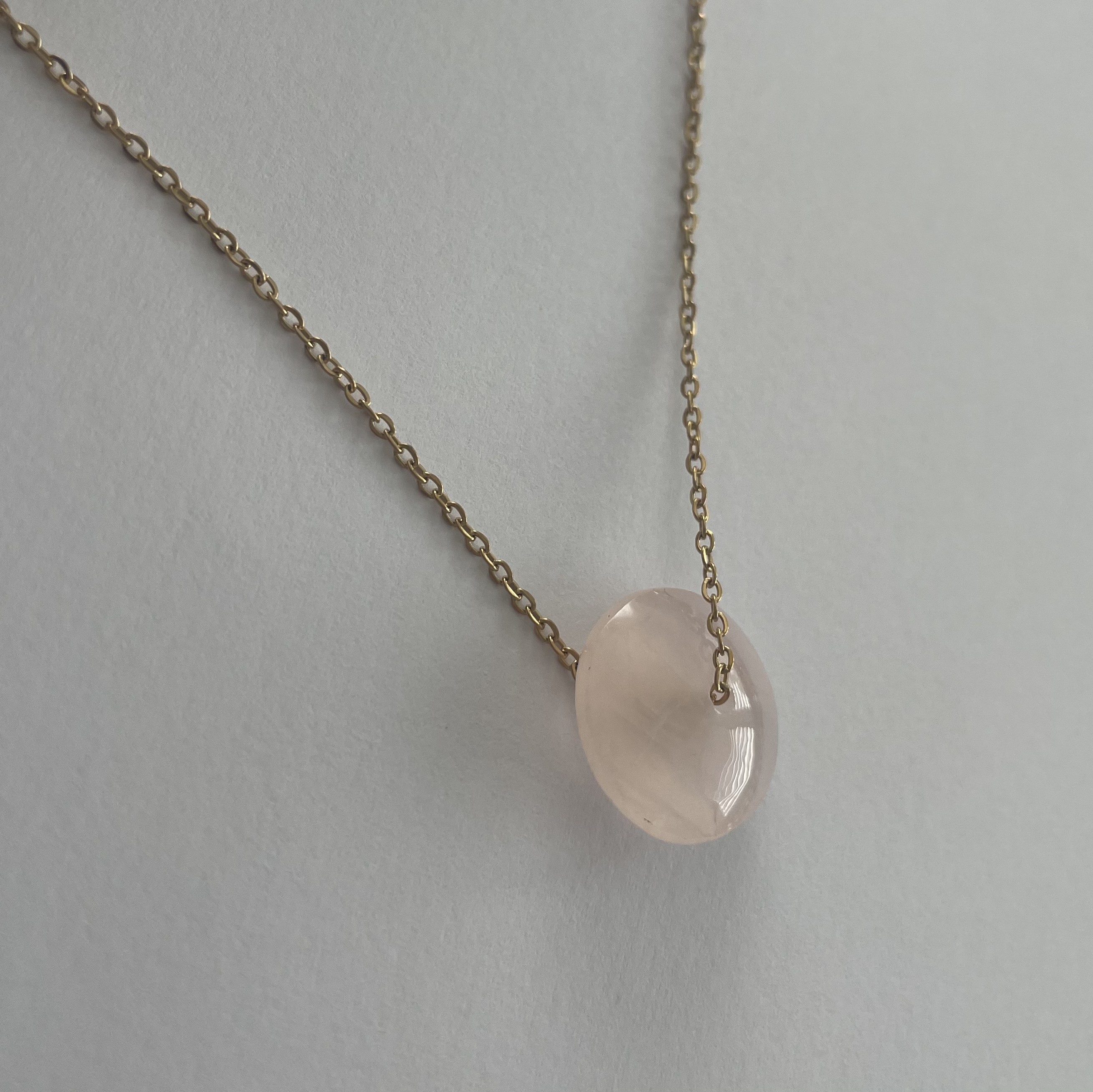 Necklace – Rose Quartz