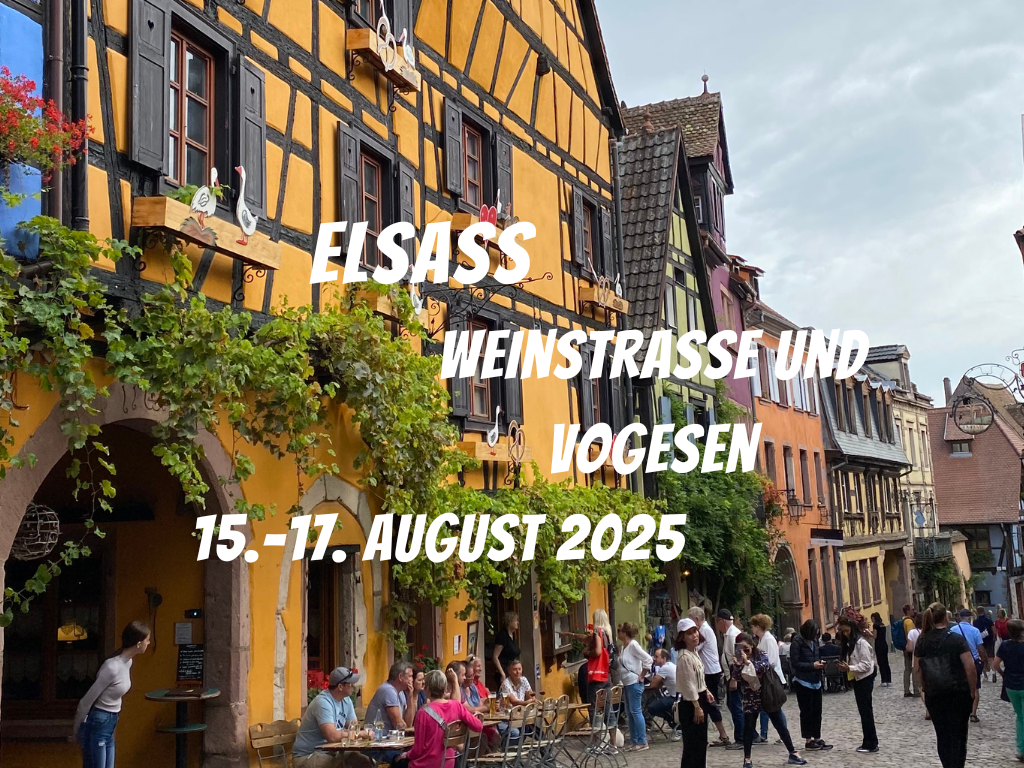 Elsass 15. - 17. August 2025 - Einzelzimmer