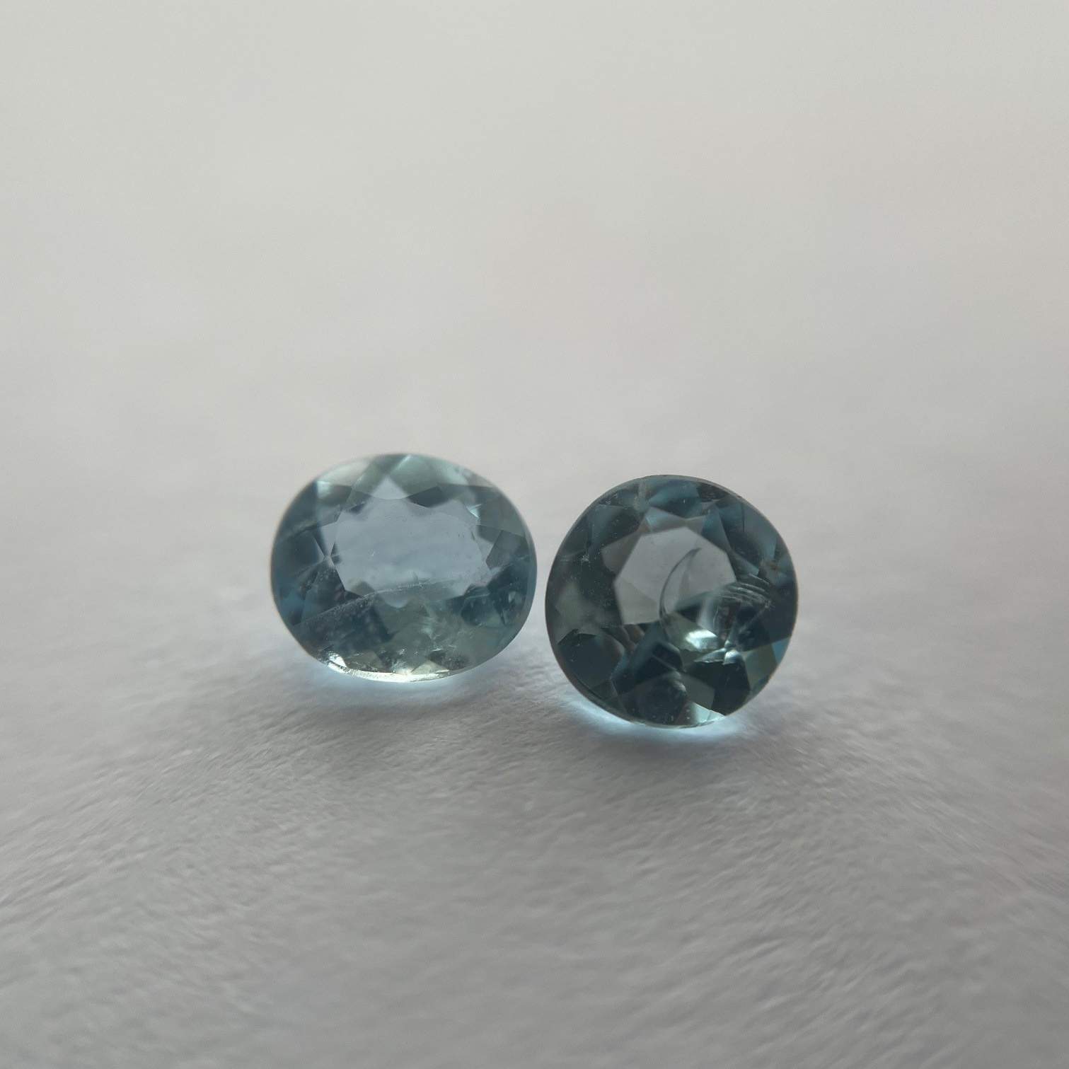 Aquamarines 0.82 ct.