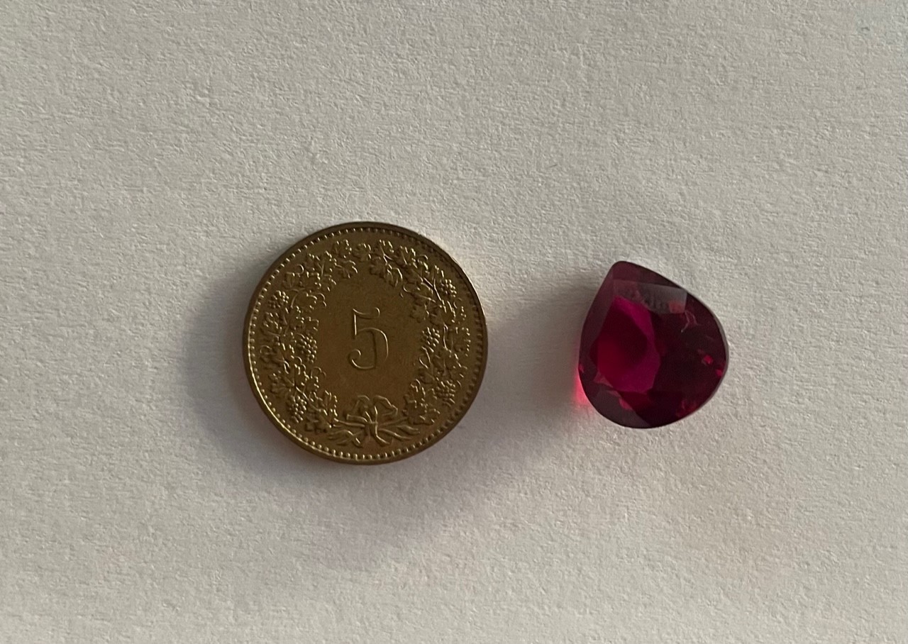 Synthetic Ruby 5.7 ct.