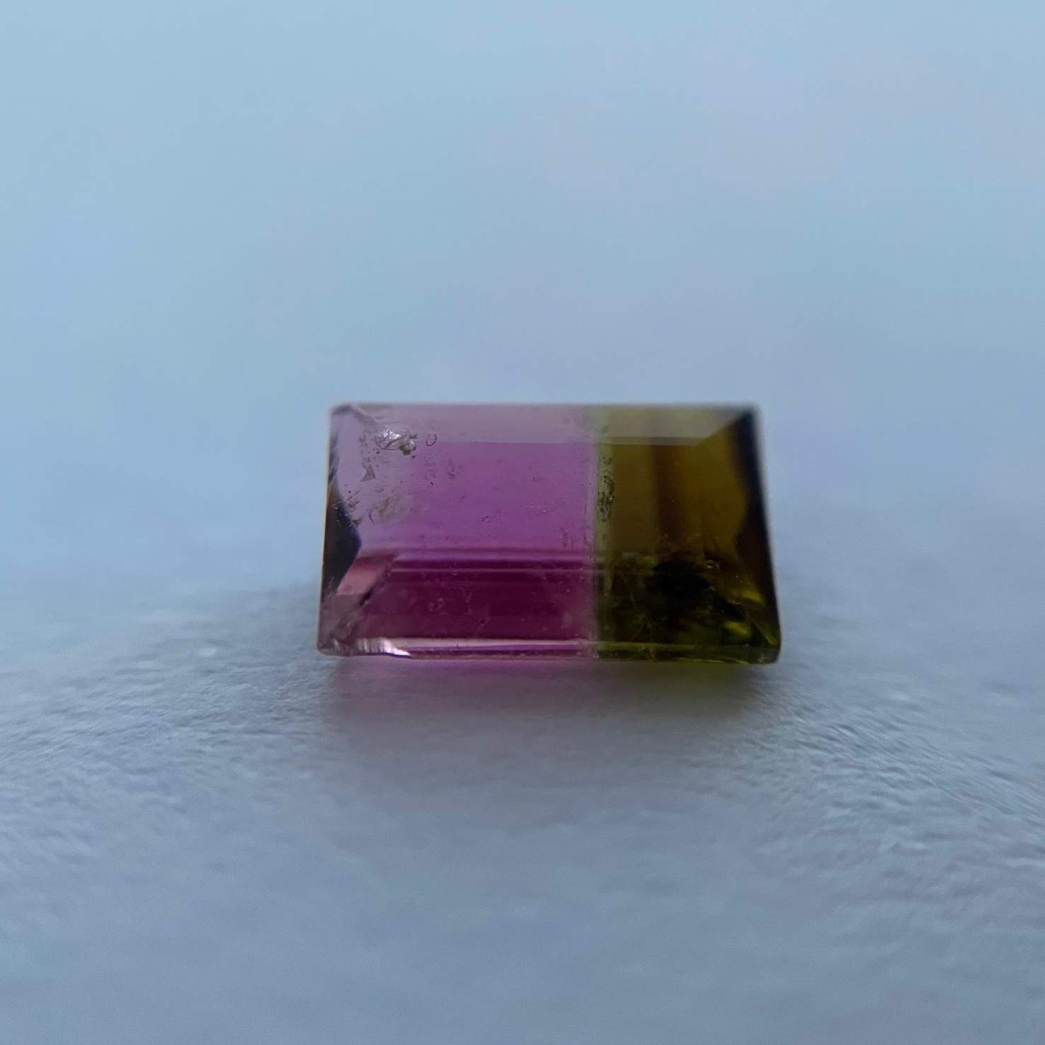 Bi-Color Tourmaline 0.84 ct.