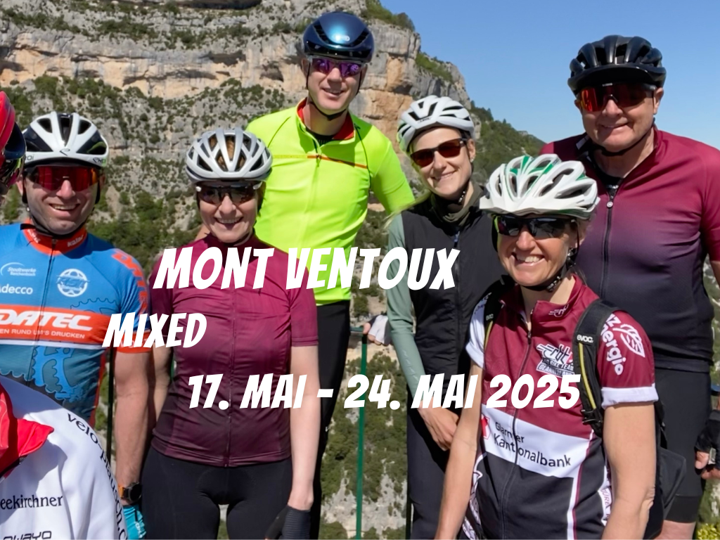 Mont Ventoux 17.-24. Mai 2025 - Doppelzimmer pro Person