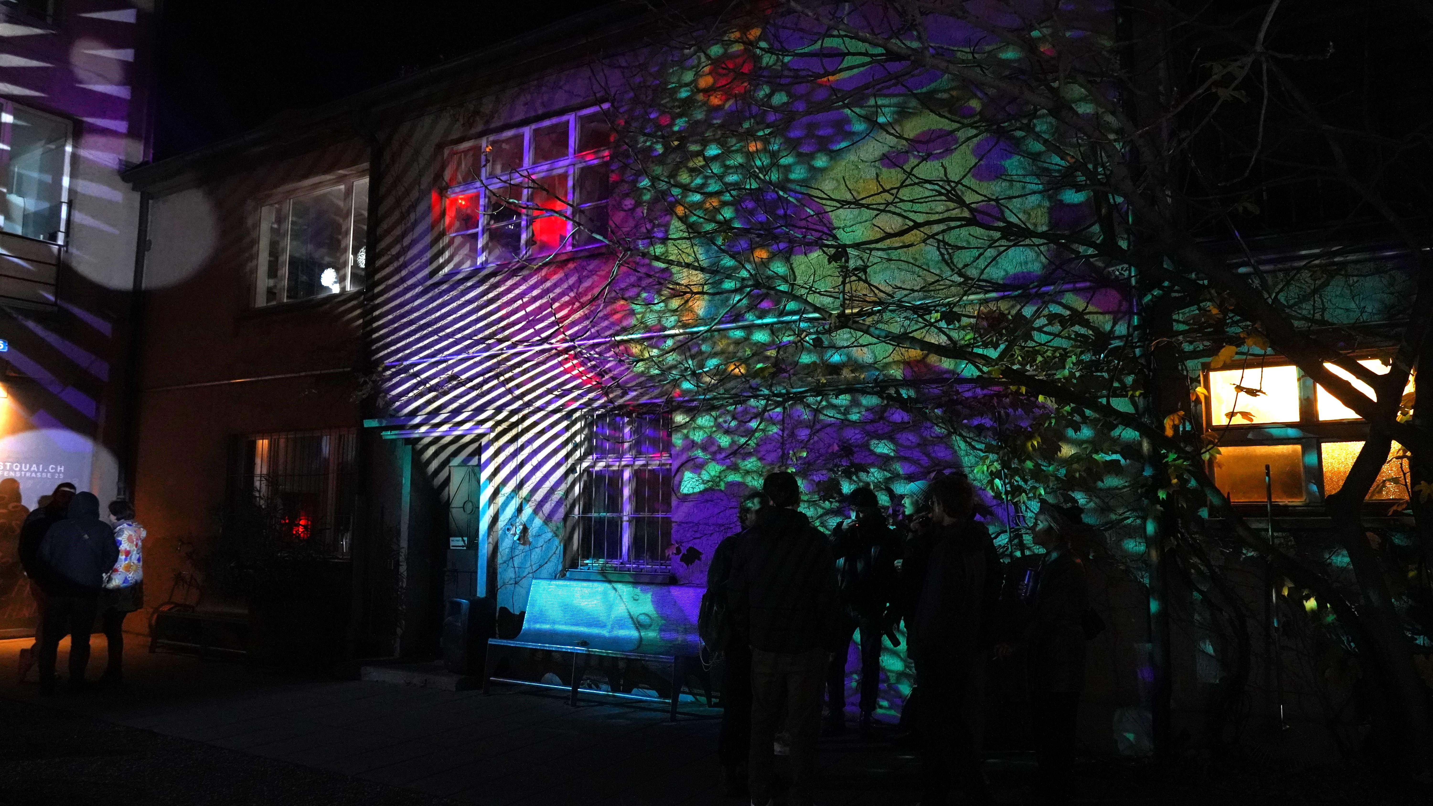 Light installation & Live Liquid Light Show by Merlin's Liquid Light & Lightmaster Systems