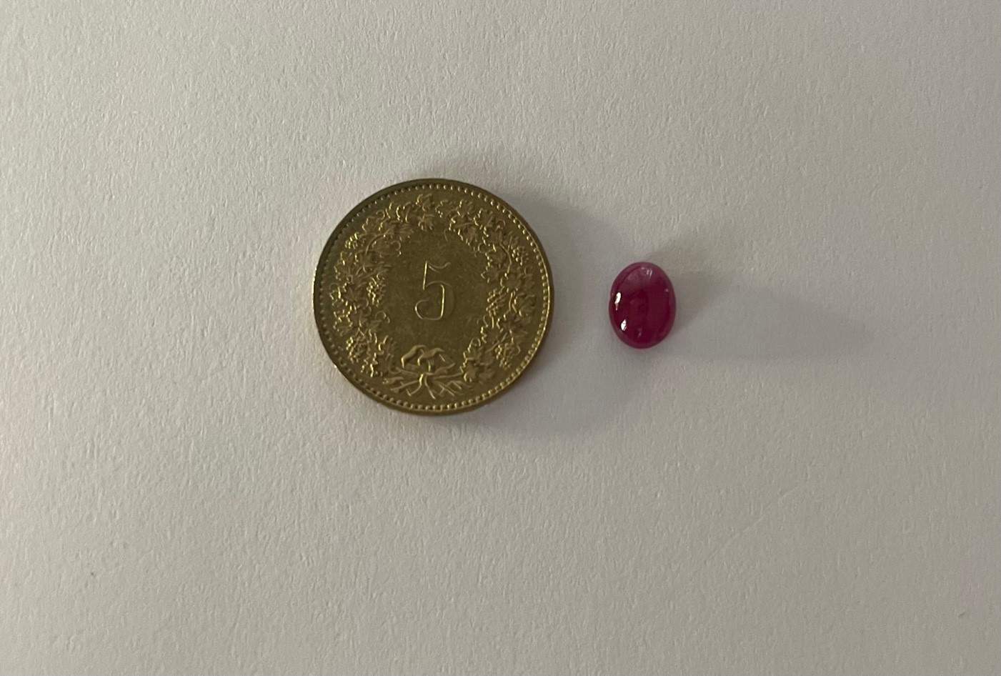 Ruby Cabochon 0.75 ct.