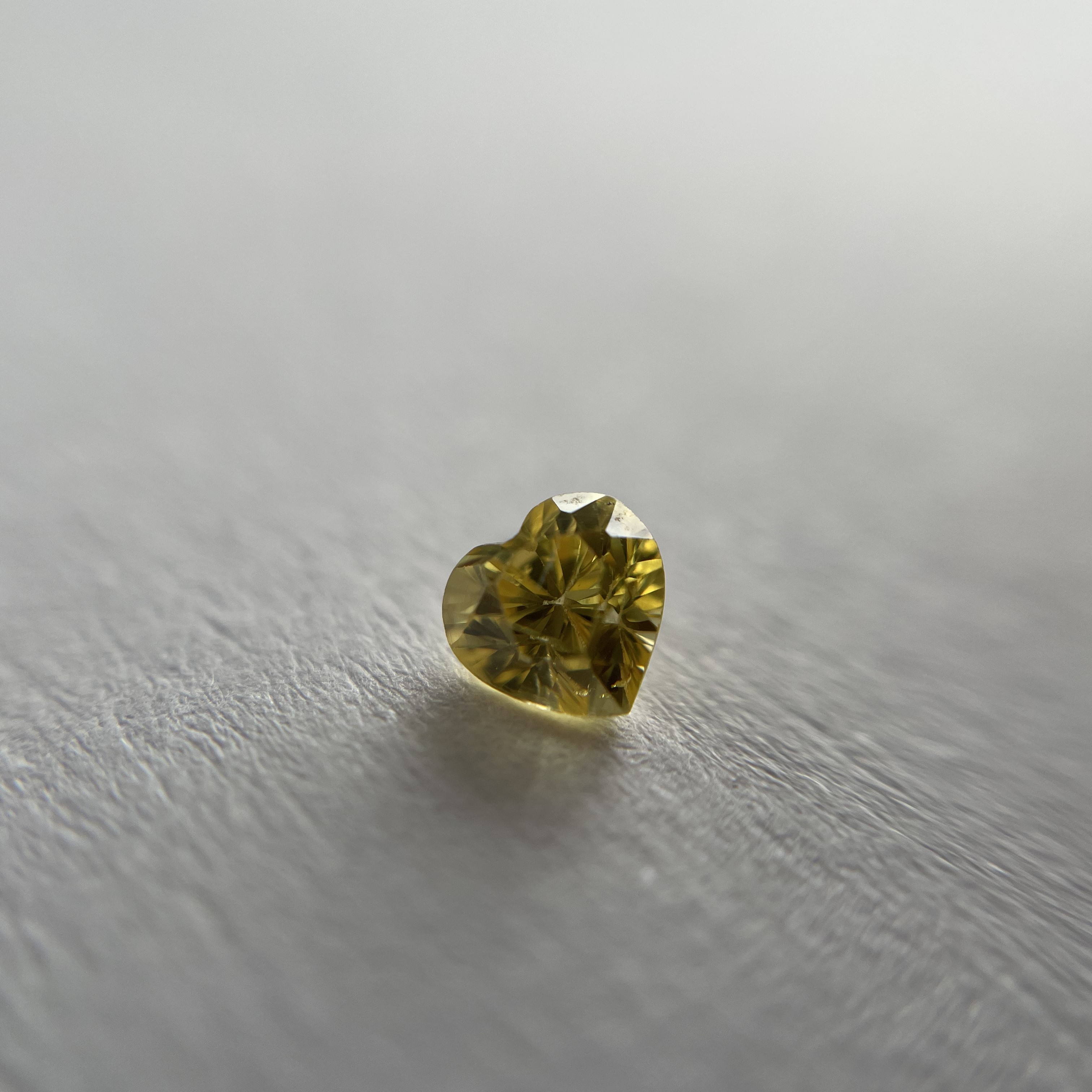 Synthetic Yellow Sapphire 0.49 ct.