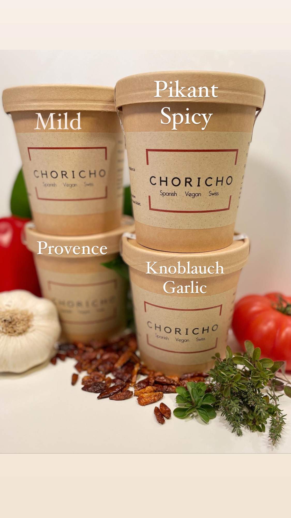 Vegan Chorizo Switzerland Plant-based Choricho