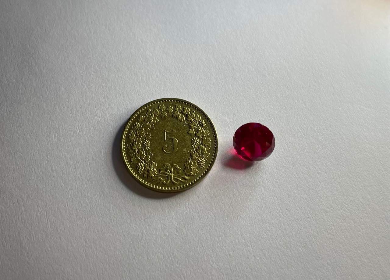 Synthetic Ruby 1.9 ct.