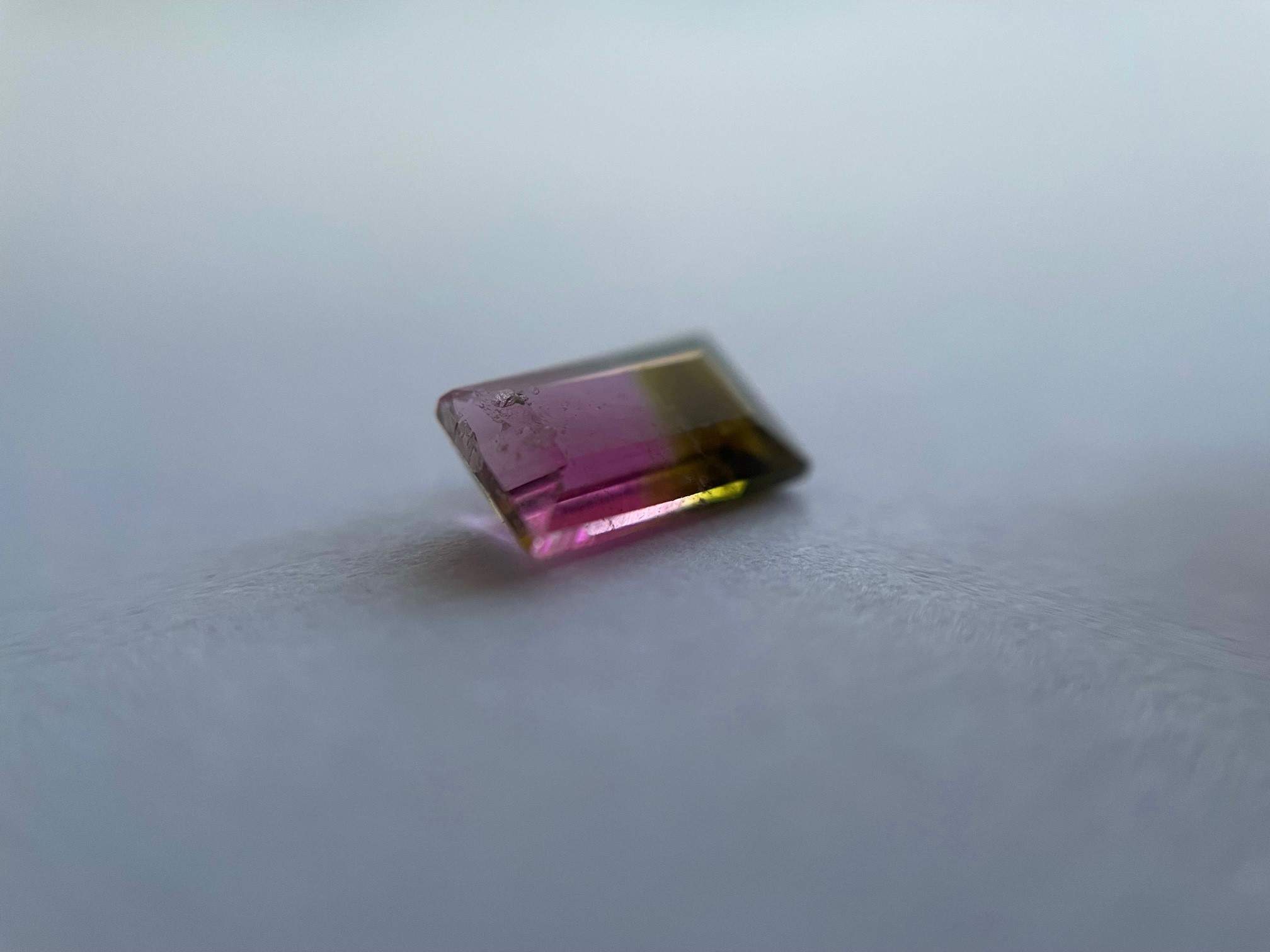 Bi-Color Tourmaline 0.84 ct.